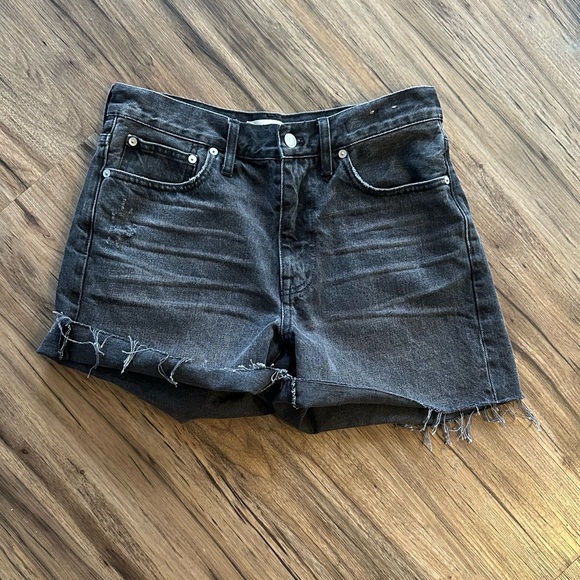 Madewell Relaxed Mid Length Shorts - Picture 8 of 11